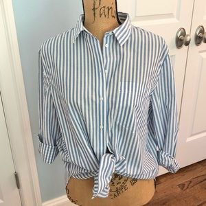 Long-sleeve Cotton Blouse
